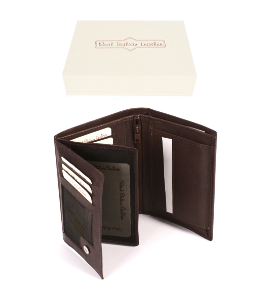 1005 BROWN ITALIAN LEATHER WALLET